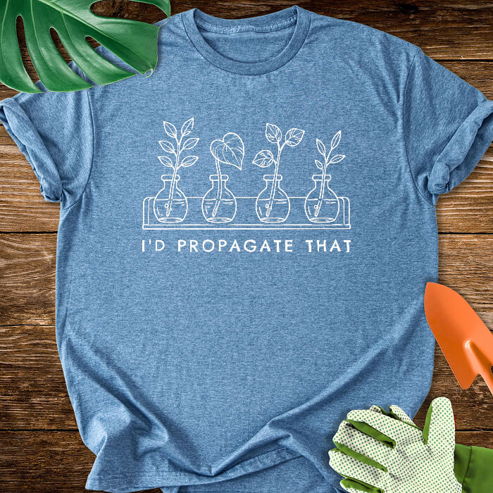 I'd Propagate That Minimalist Propagation Station Line Art T-Shirt