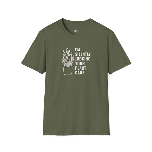 I'm Silently Judging Your Plant Care T-Shirt