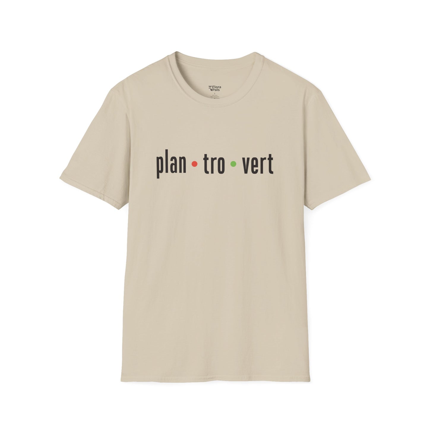 Plantrovert Plant Lover Typography T-Shirt