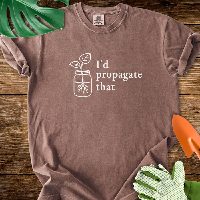 I’d Propagate That Minimalist Line Art T-Shirt | Comfort Colors
