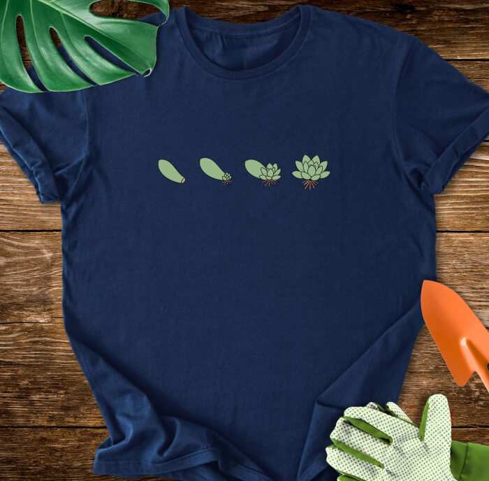 Succulent Propagation Stages T-Shirt
