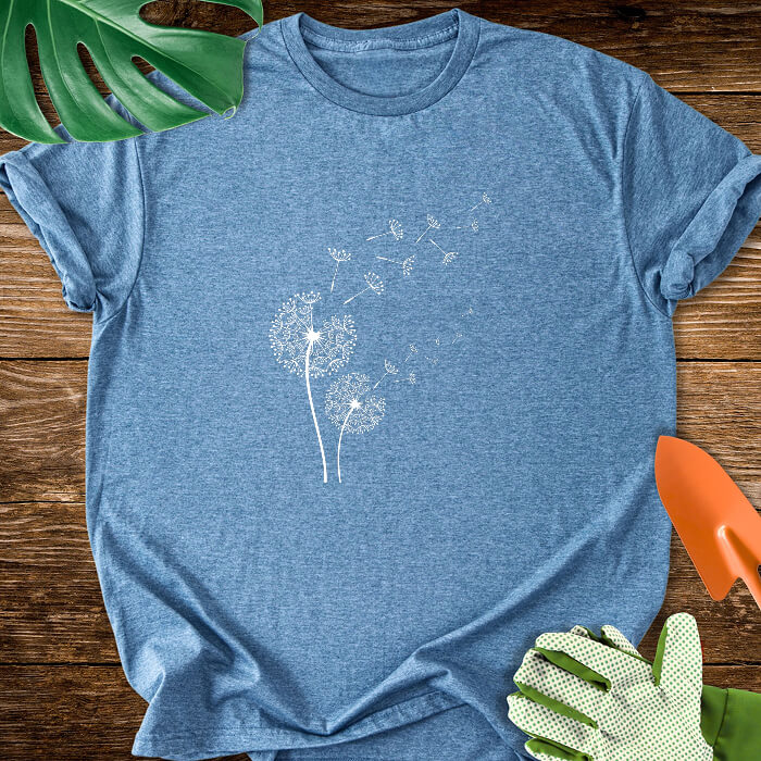 Blowing Dandelion Seeds T-Shirt