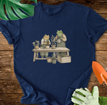 Frog Gardeners Planting Houseplants T-Shirt