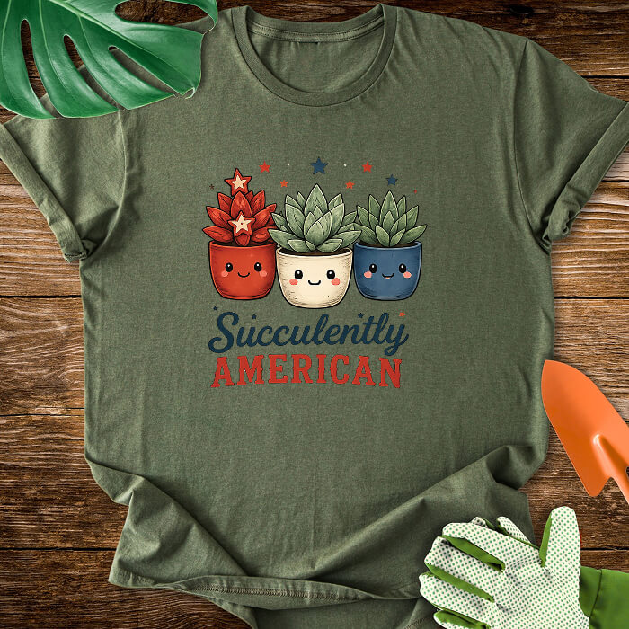 Succulently American T-Shirt