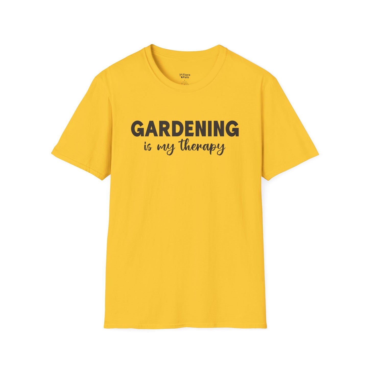 Gardening Is My Therapy Minimalist Quote T-Shirt