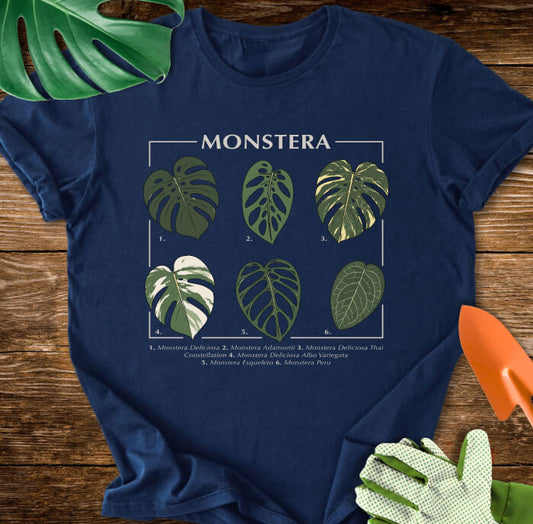 Monstera Varieties T-Shirt
