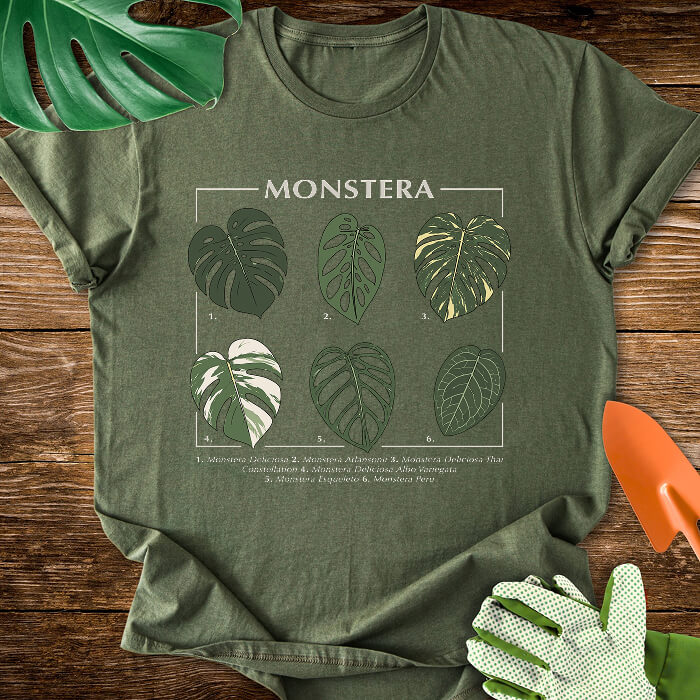 Monstera Varieties T-Shirt