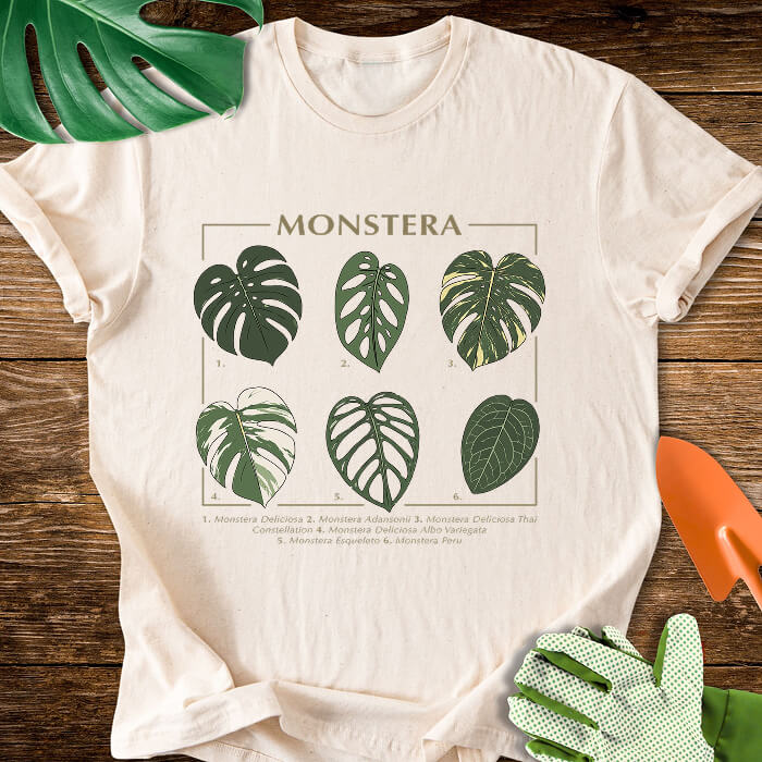 Monstera Varieties T-Shirt
