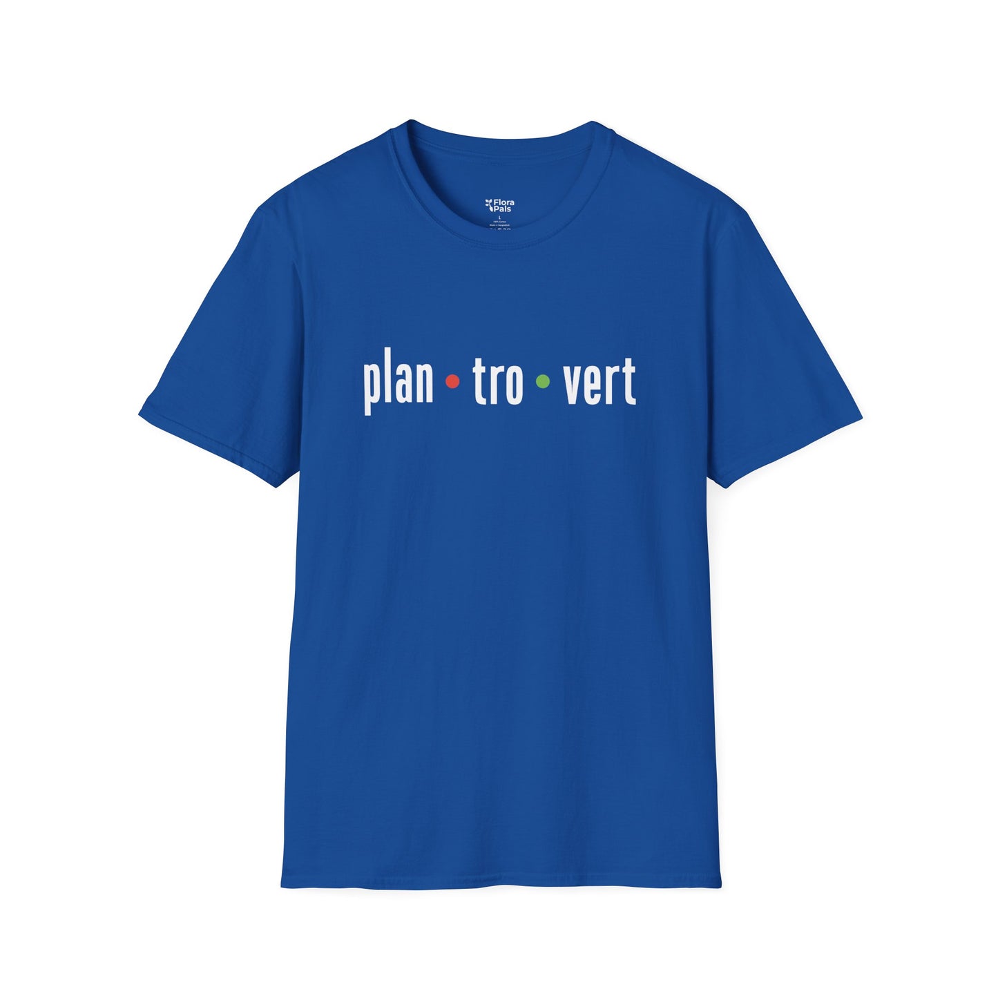 Plantrovert Plant Lover Typography T-Shirt