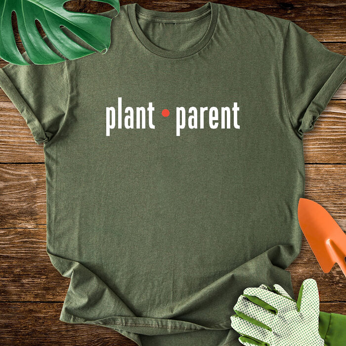 Plant Parent Plant Lover Typography T-Shirt