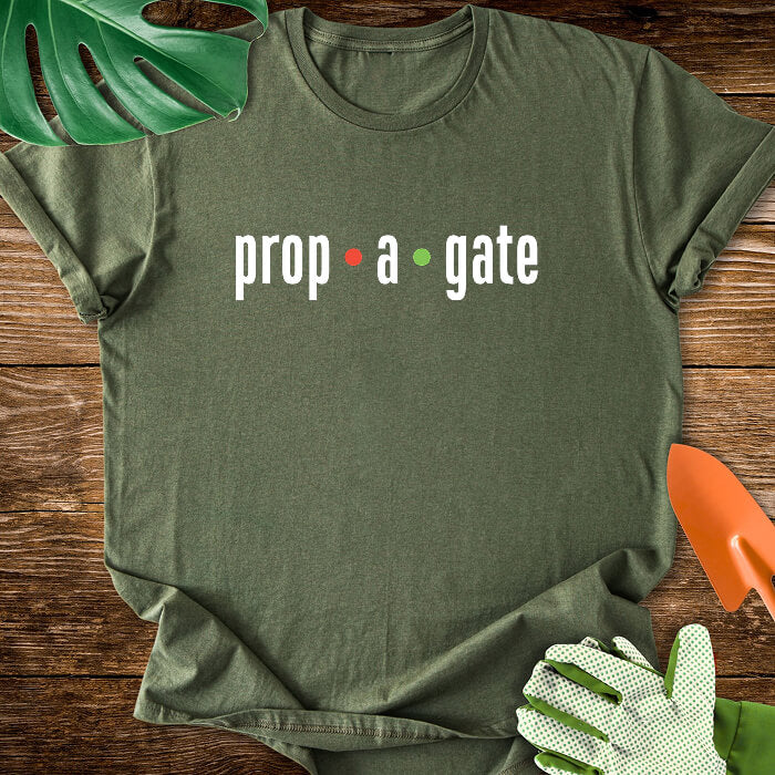 Propagate Plant Lover Typography T-Shirt