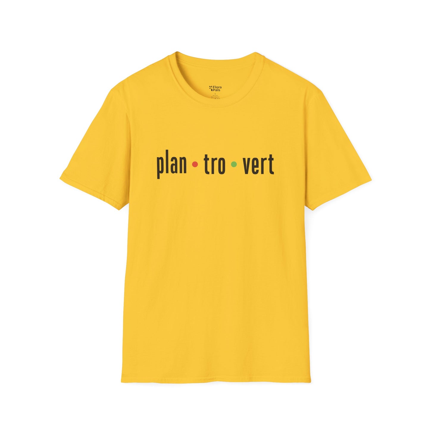 Plantrovert Plant Lover Typography T-Shirt