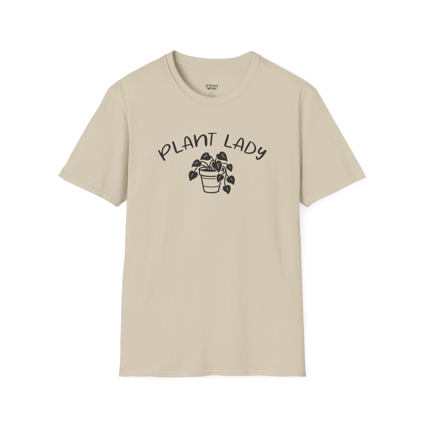 Plant Lady plant lover  t-shirt design beige