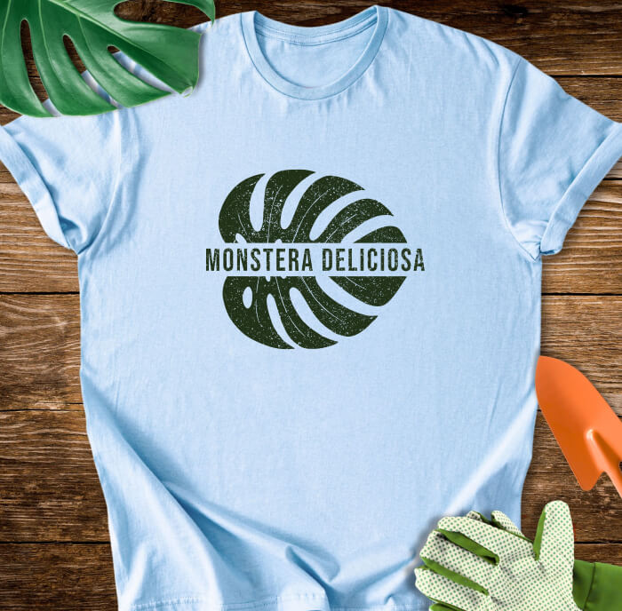 Vintage Monstera Deliciosa Leaf T-Shirt