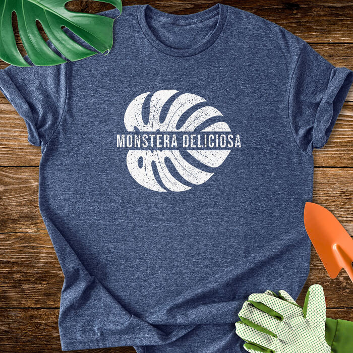 Vintage Monstera Deliciosa Leaf T-Shirt
