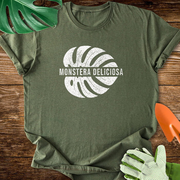 Vintage Monstera Deliciosa Leaf T-Shirt