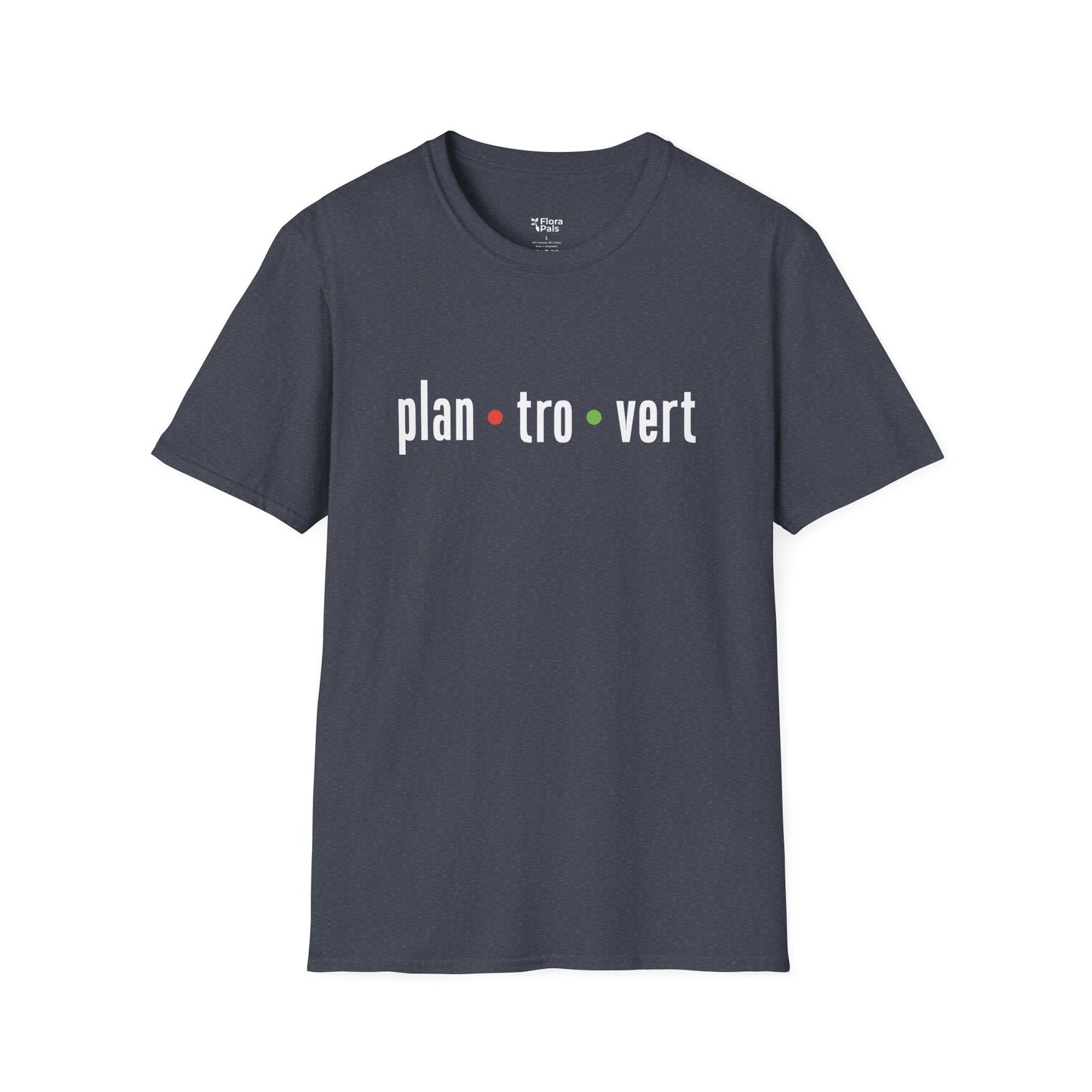 Plantrovert Plant Lover Typography T-Shirt