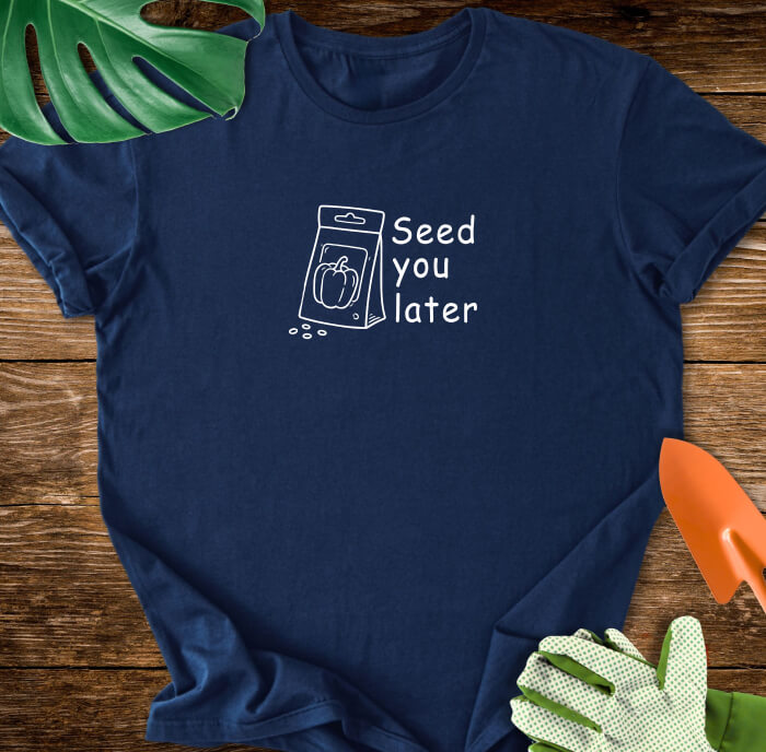 Seed You Later Pepper Seed Packet T-Shirt