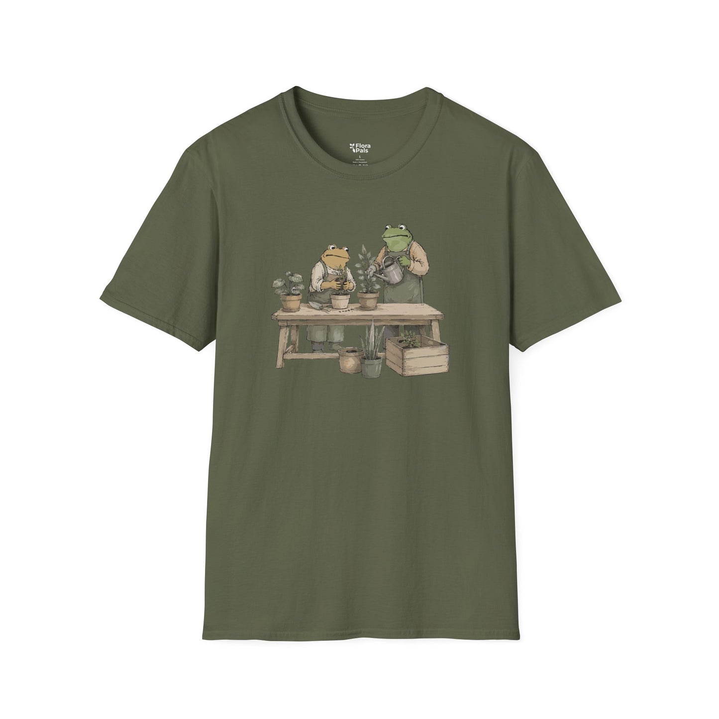 Frog Gardeners Planting Houseplants T-Shirt