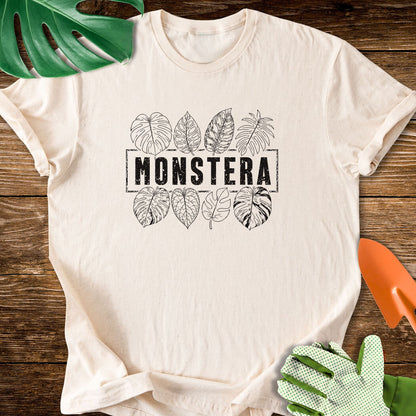 Minimalist Monstera Leaf Collection T-Shirt