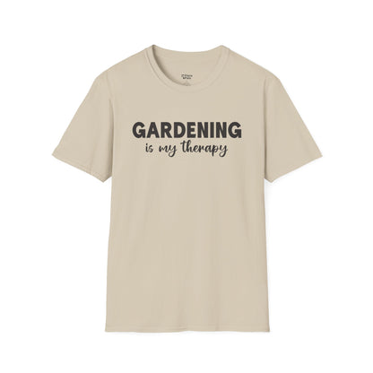 Gardening Is My Therapy Minimalist Quote T-Shirt