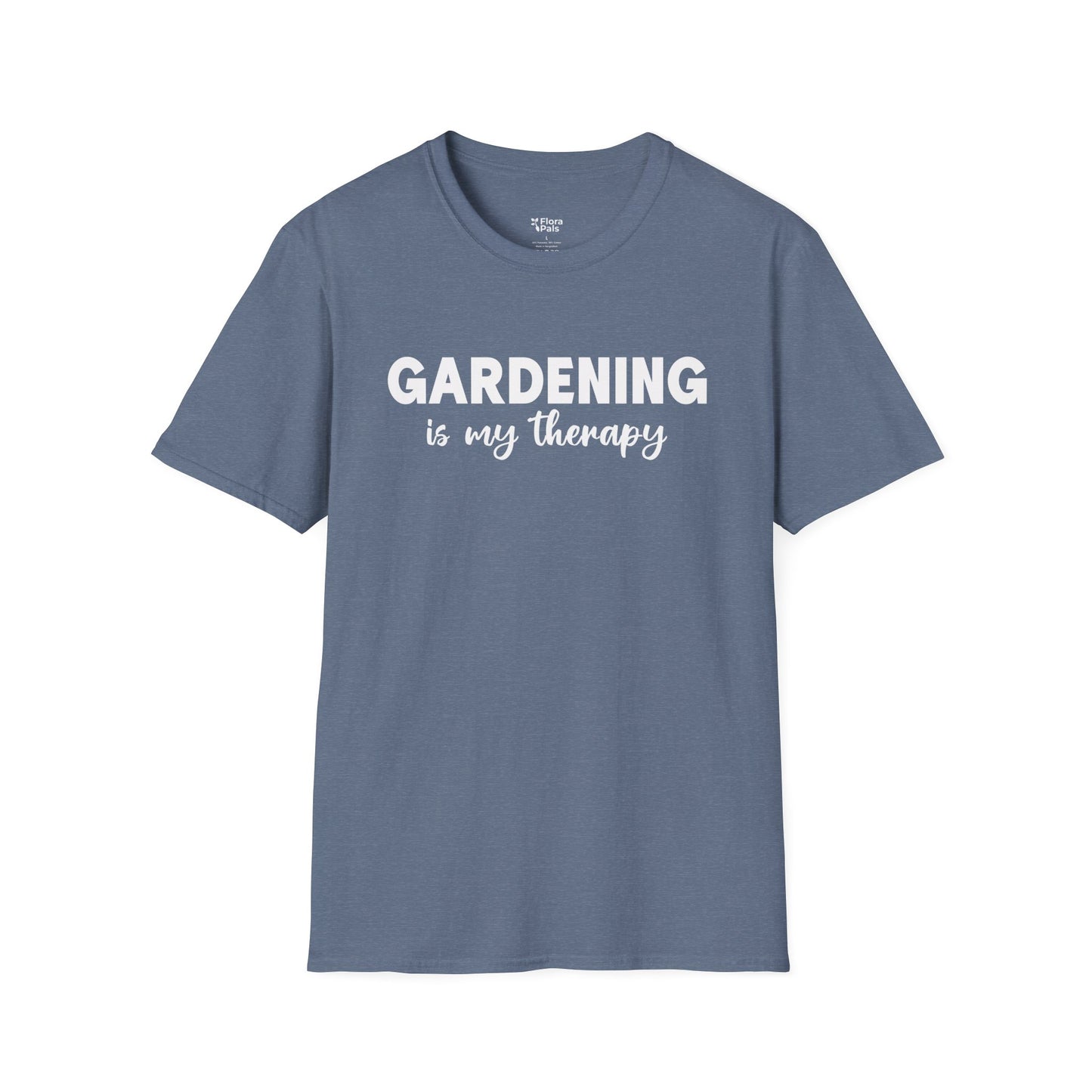 Gardening Is My Therapy Minimalist Quote T-Shirt