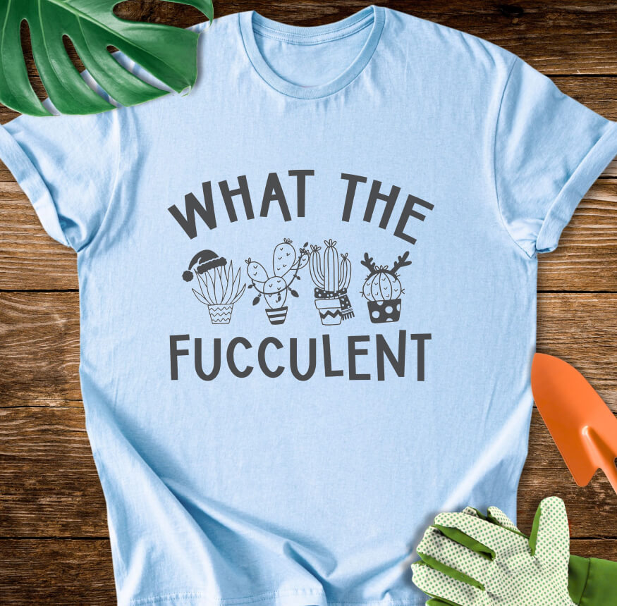 What The Fucculent Christmas T-Shirt