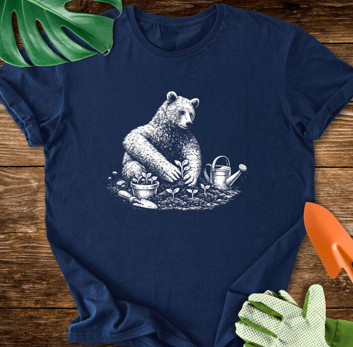 Vintage Gardening Bear T-Shirt