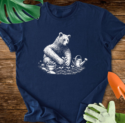 Vintage Gardening Bear T-Shirt