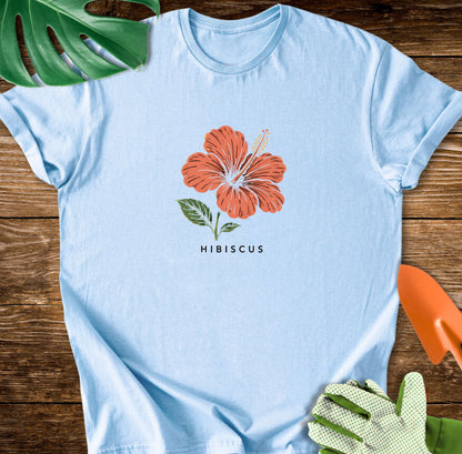 Hibiscus Vintage Botanical T-Shirt