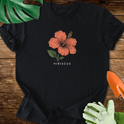 Hibiscus Vintage Botanical T-Shirt