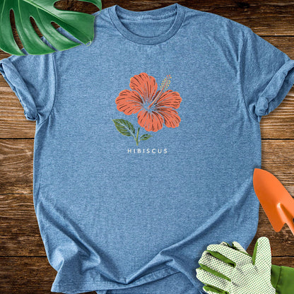 Hibiscus Vintage Botanical T-Shirt