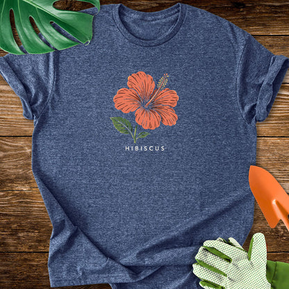 Hibiscus Vintage Botanical T-Shirt