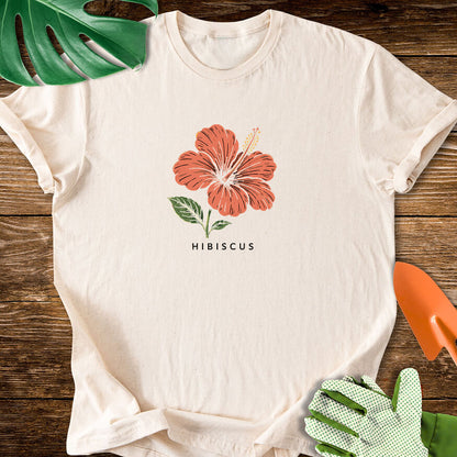 Hibiscus Vintage Botanical T-Shirt