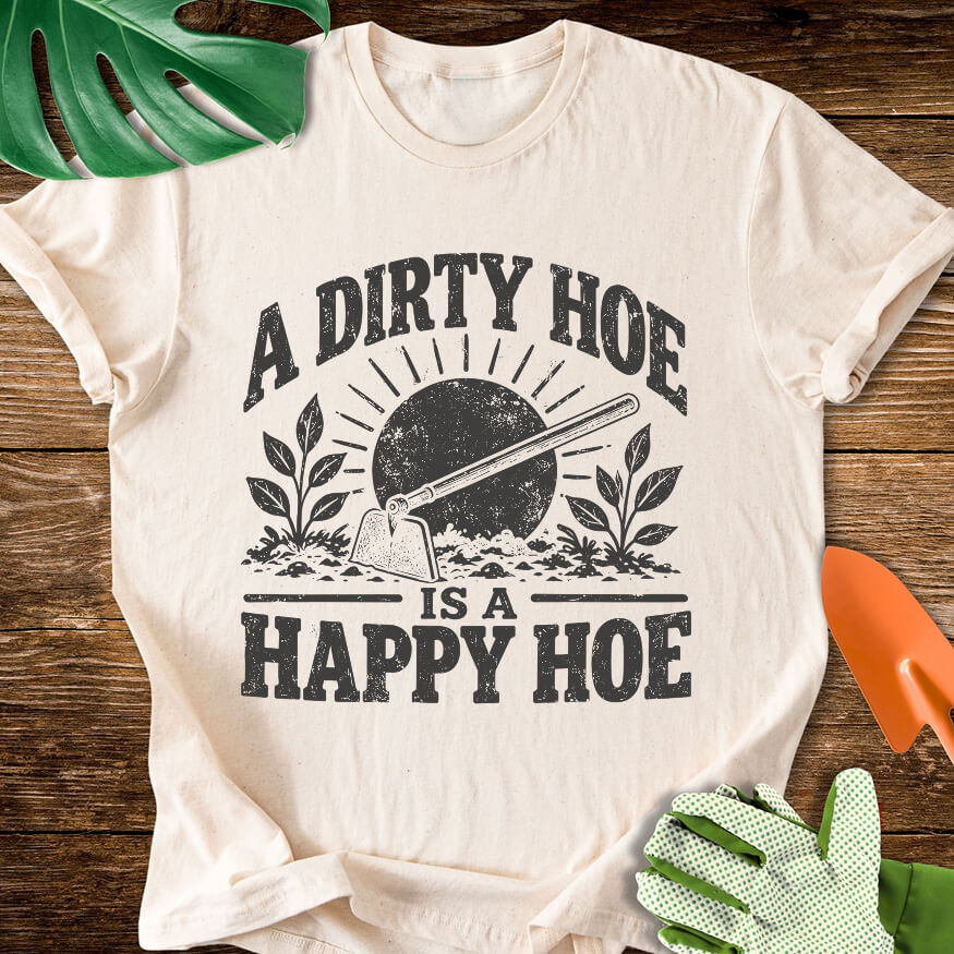 A Dirty Hoe Is a Happy Hoe T-Shirt