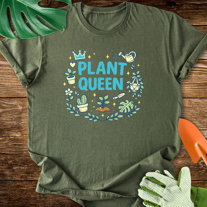 Plant Queen Colorful T-Shirt