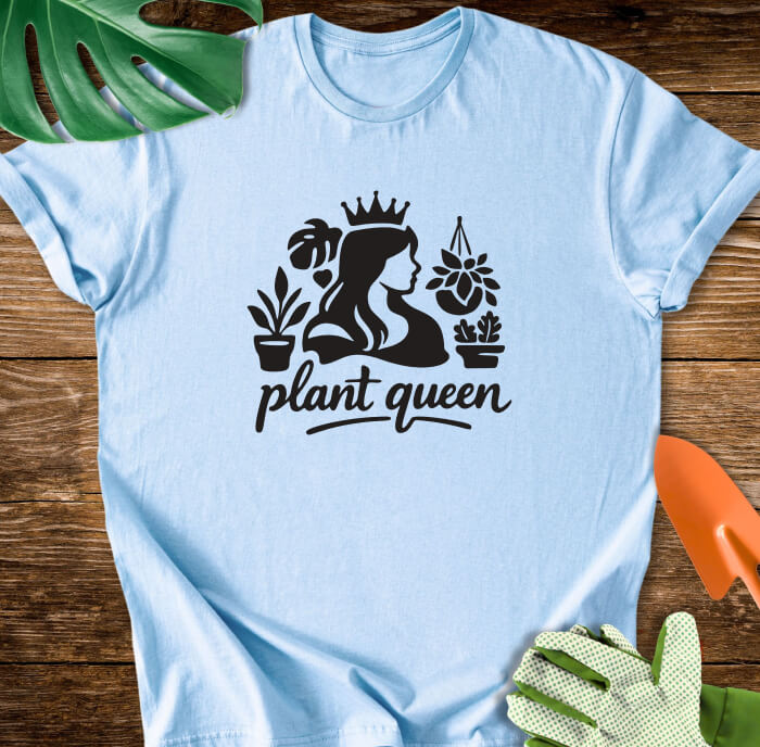 Plant Queen Silhouette T-Shirt