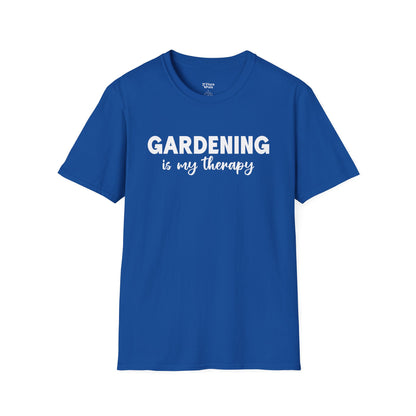 Gardening Is My Therapy Minimalist Quote T-Shirt
