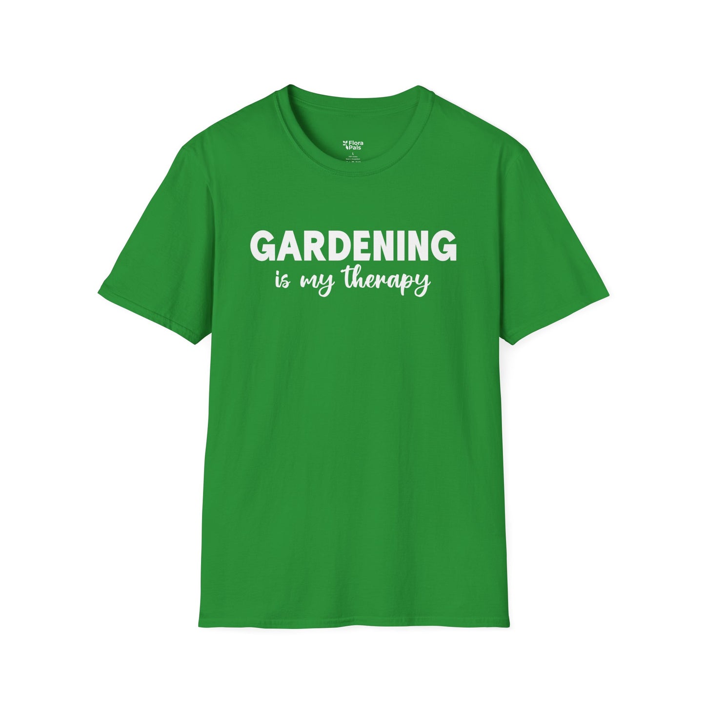 Gardening Is My Therapy Minimalist Quote T-Shirt
