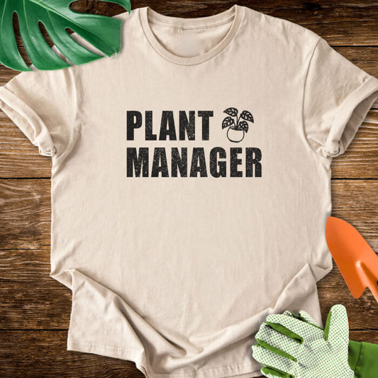Plant Manager  t-shirt design beige/sand
