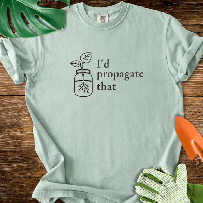 I’d Propagate That Minimalist Line Art T-Shirt | Comfort Colors