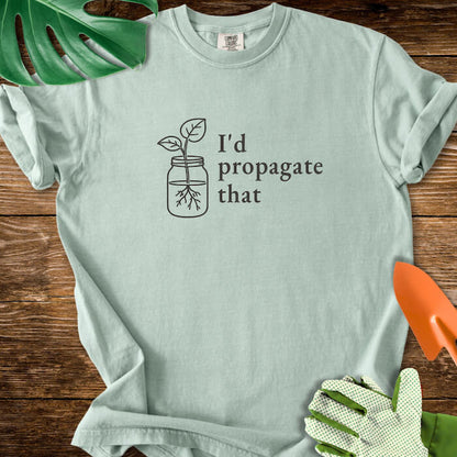 I’d Propagate That Minimalist Line Art T-Shirt | Comfort Colors