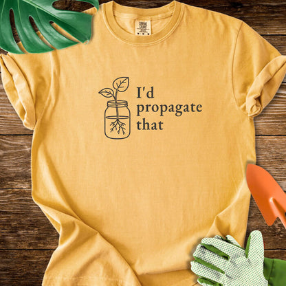 I’d Propagate That Minimalist Line Art T-Shirt | Comfort Colors