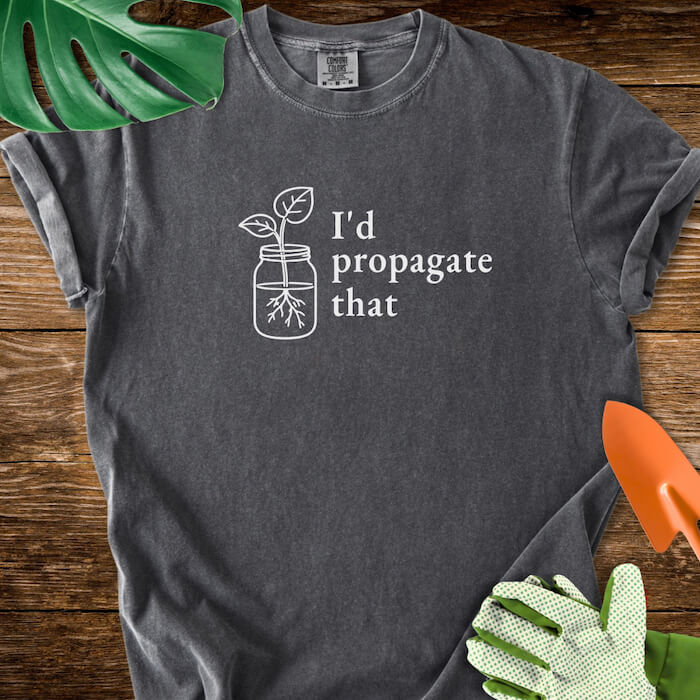 I’d Propagate That Minimalist Line Art T-Shirt | Comfort Colors