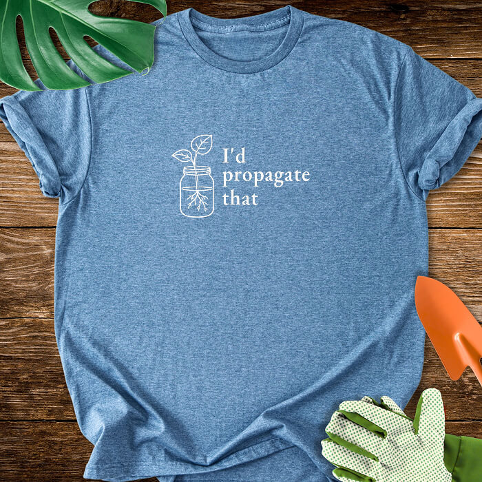 I’d Propagate That Minimalist Line Art T-Shirt