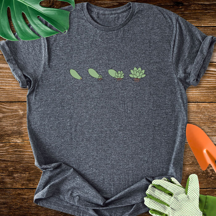 Succulent Propagation Stages T-Shirt