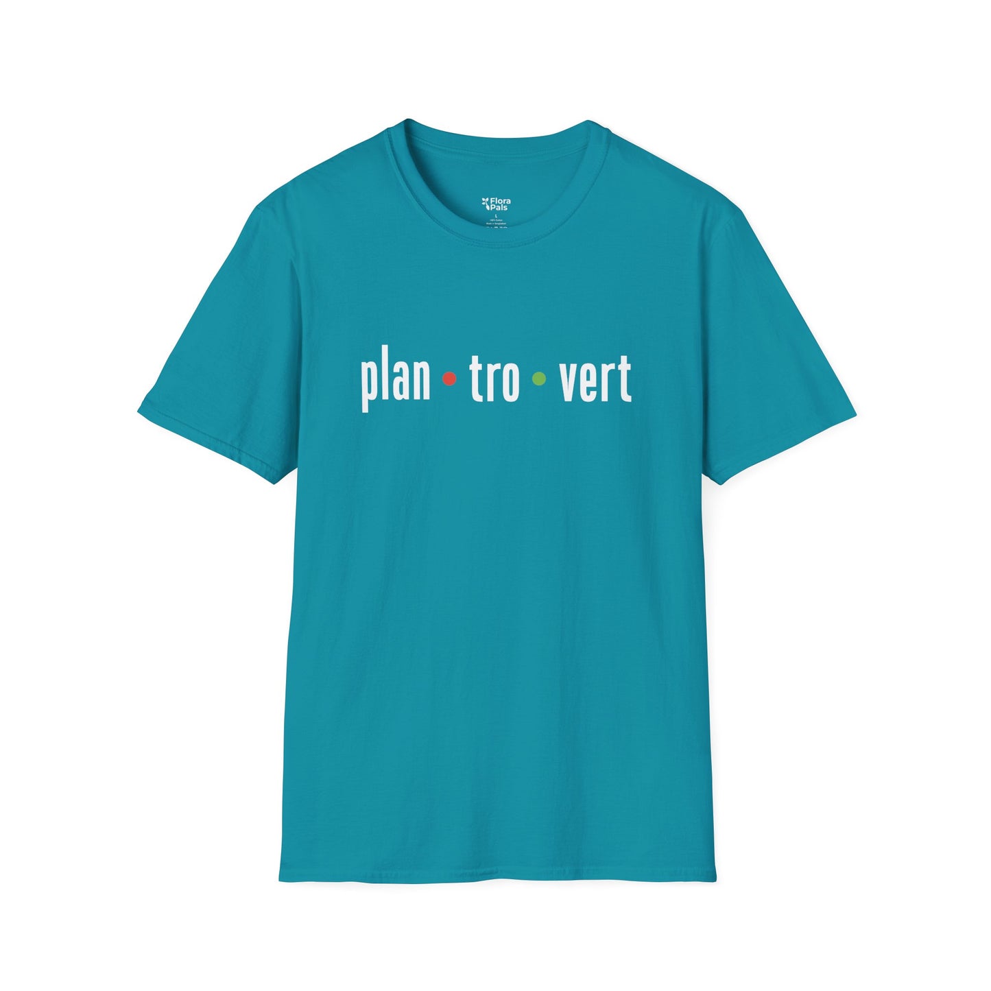 Plantrovert Plant Lover Typography T-Shirt