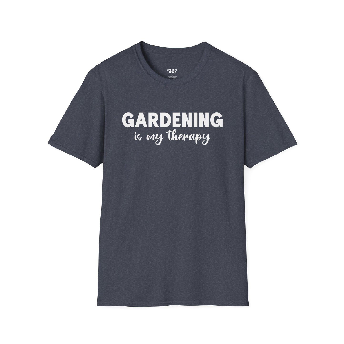 Gardening Is My Therapy Minimalist Quote T-Shirt