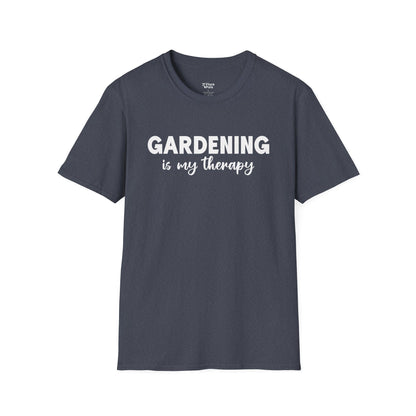 Gardening Is My Therapy Minimalist Quote T-Shirt