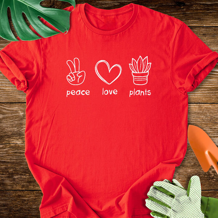 Peace Love Plants T-Shirt